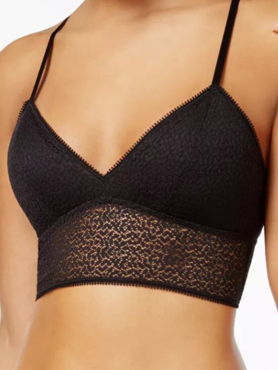 Bundle: Free People & DKNY Lace Bralettes - Teal & Olive Green XS/S - Picture 7 of 12